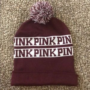 PINK beanie